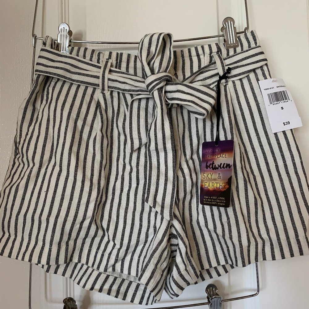 Flowy Striped Shorts (Brand New)